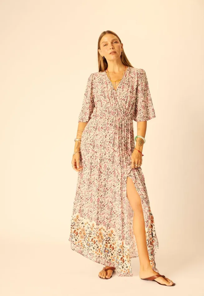 Women Natalie Martin Dresses Coco Maxi Petite Fleur Rose