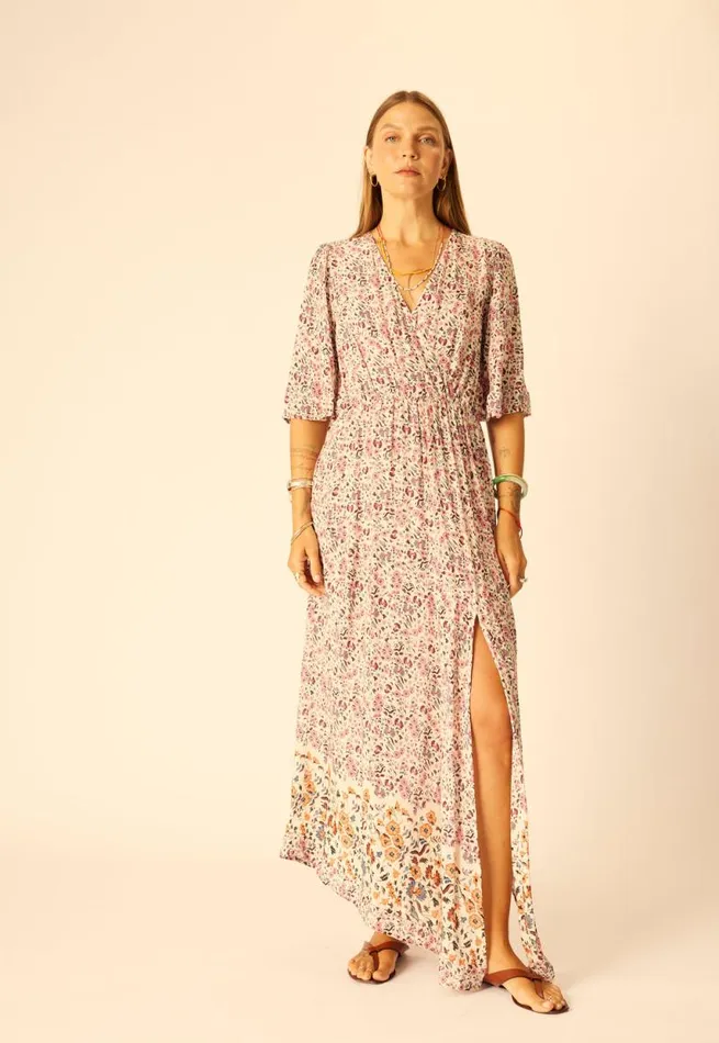 Women Natalie Martin Dresses Coco Maxi Petite Fleur Rose