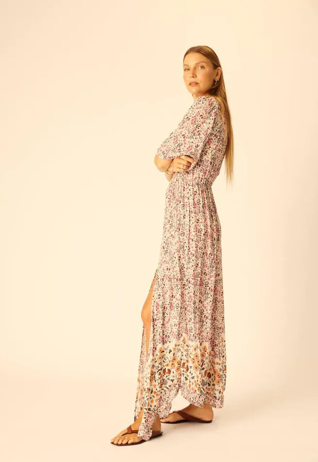 Women Natalie Martin Dresses Coco Maxi Petite Fleur Rose