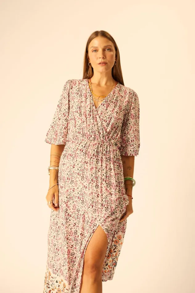 Women Natalie Martin Dresses Coco Maxi Petite Fleur Rose