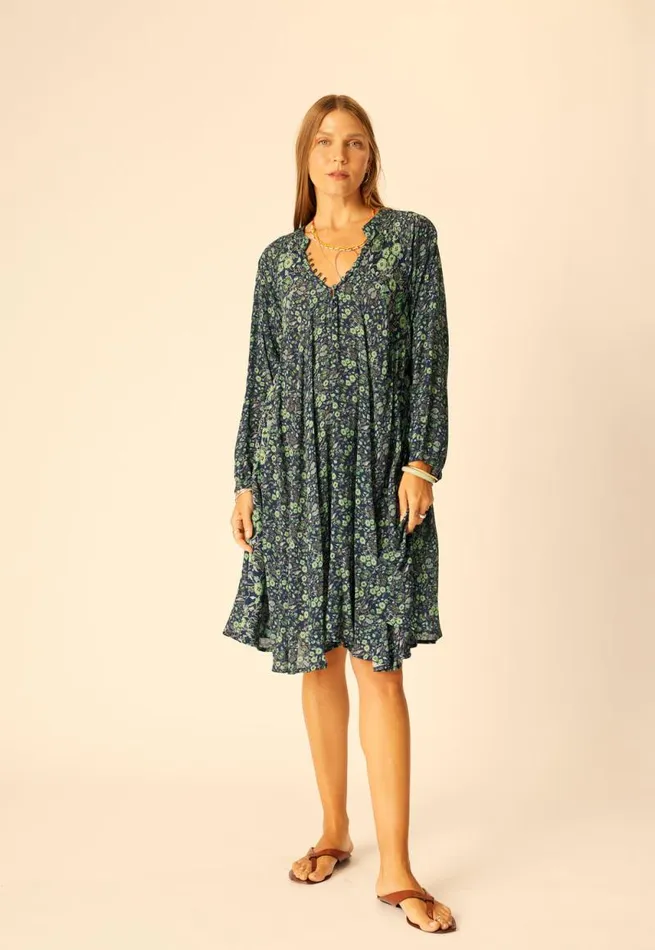 Women Natalie Martin Dresses Fiore Short Dress Petite Fleur Marine
