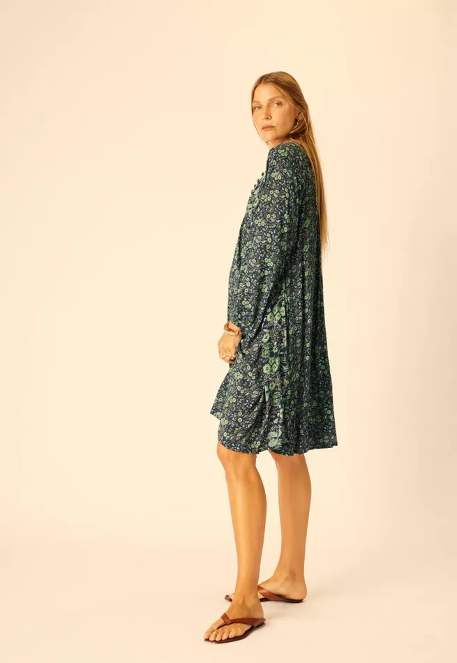 Women Natalie Martin Dresses Fiore Short Dress Petite Fleur Marine