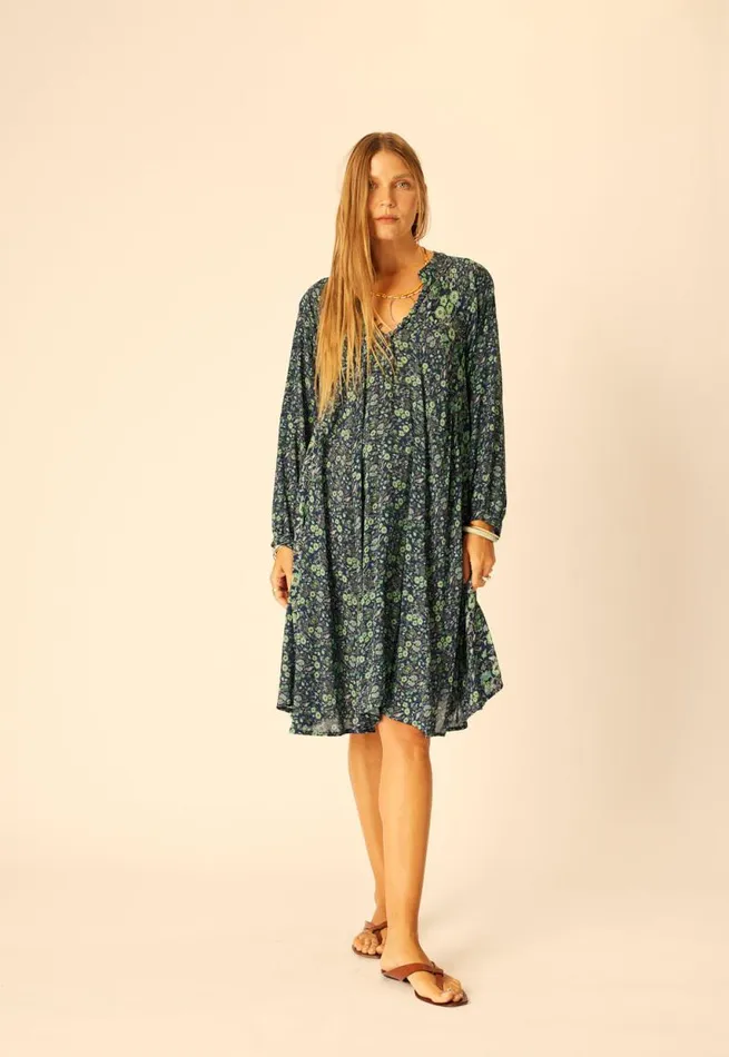 Women Natalie Martin Dresses Fiore Short Dress Petite Fleur Marine