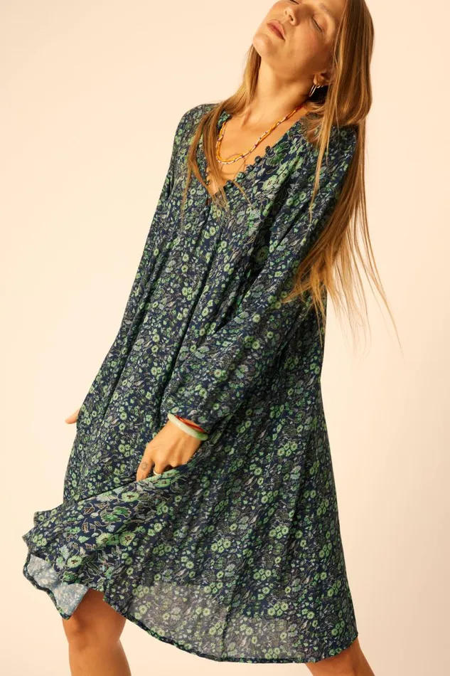 Women Natalie Martin Dresses Fiore Short Dress Petite Fleur Marine