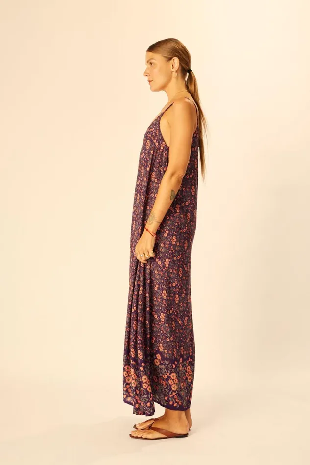 Women Natalie Martin Dresses Heather Maxi Petite Fleur Aubergine
