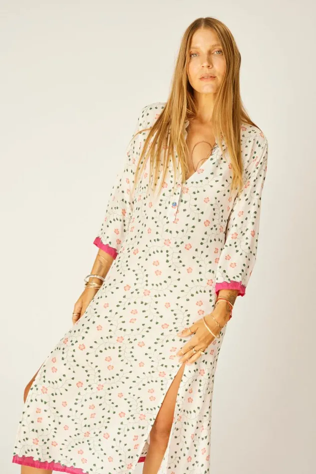 Women Natalie Martin Dresses Isobel Dress Pinwheel Cotton