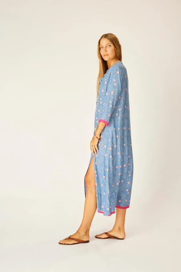 Women Natalie Martin Dresses Isobel Dress Pinwheel Denim