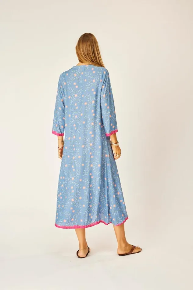 Women Natalie Martin Dresses Isobel Dress Pinwheel Denim
