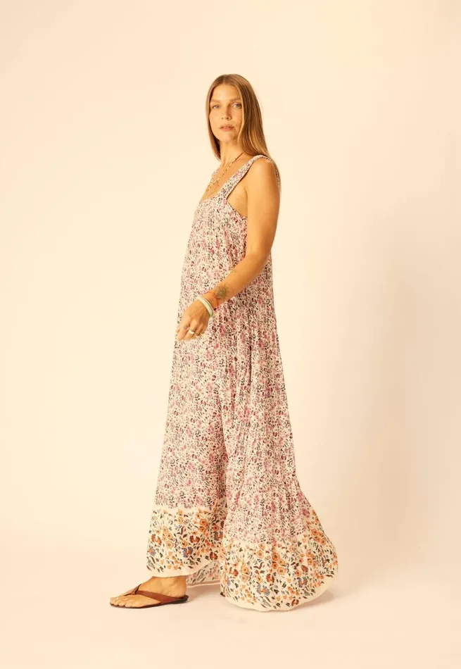 Women Natalie Martin Dresses Jasmine Maxi Petite Fleur Aubergine