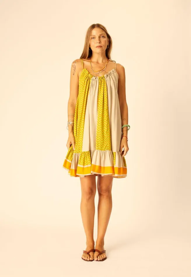 Women Natalie Martin Dresses Jerusha Mini Block Zigzag Aubergine