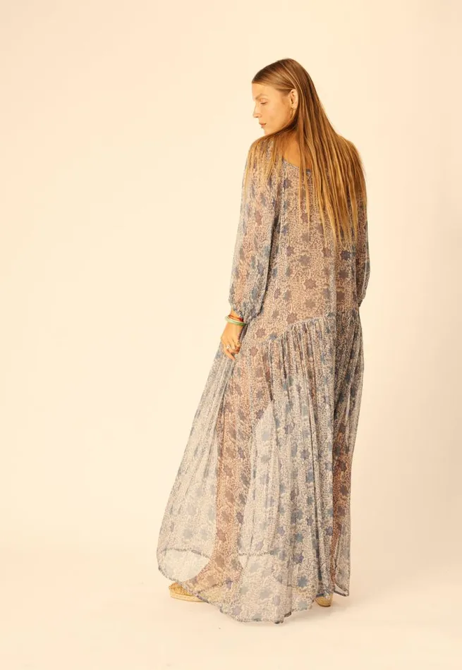 Women Natalie Martin Dresses Lainey Dress With Sash Snowflake Sea