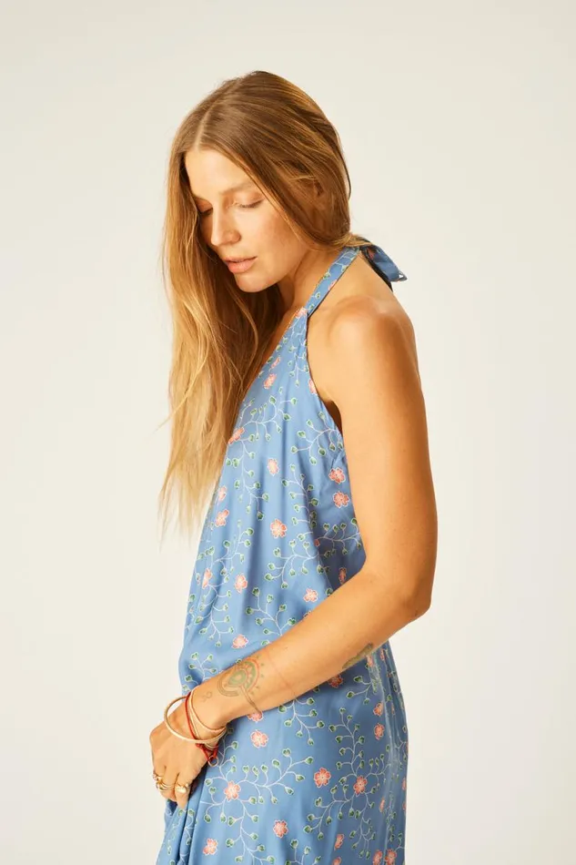 Women Natalie Martin Dresses Lola Dress Pinwheel Denim