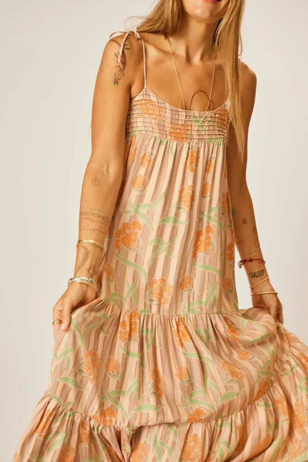 Women Natalie Martin Dresses Melanie Dress Chamomile Apricot