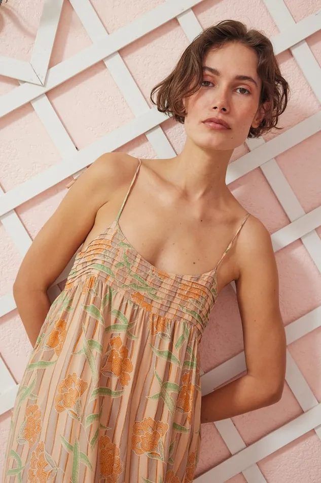 Women Natalie Martin Dresses Melanie Dress Chamomile Apricot