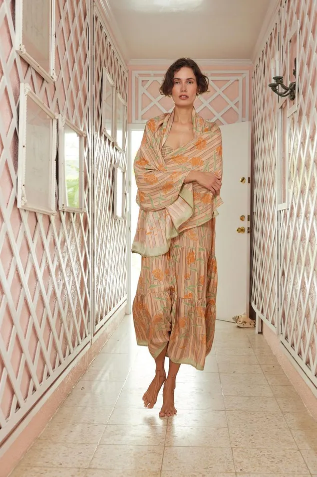 Women Natalie Martin Dresses Melanie Dress Chamomile Apricot