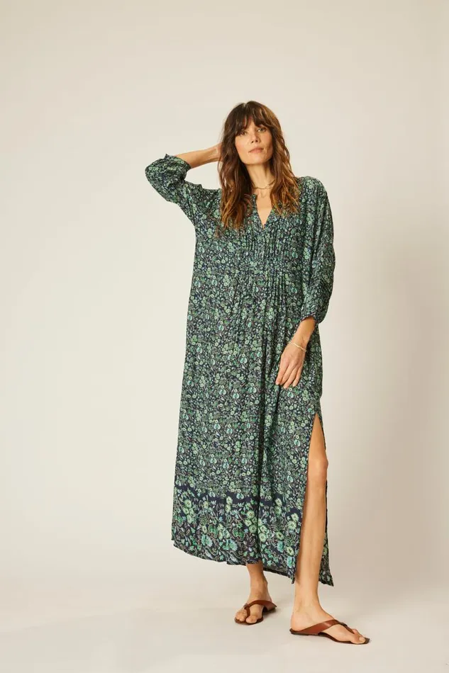 Women Natalie Martin Dresses Sammie Maxi Petite Fleur Marine