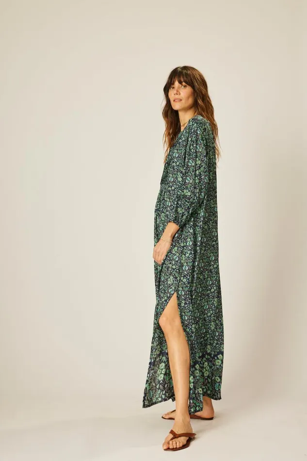 Women Natalie Martin Dresses Sammie Maxi Petite Fleur Marine