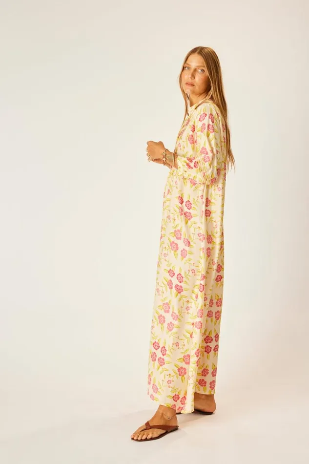 Women Natalie Martin Dresses Sammie Maxi Prairie Dusty Crimson