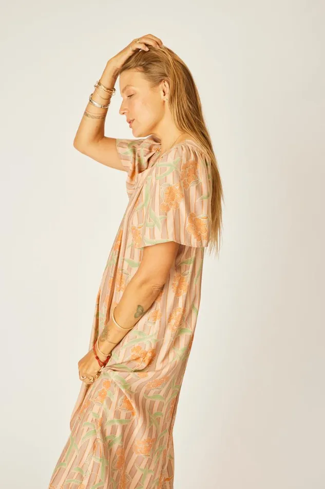 Women Natalie Martin Dresses Sienna Dress Chamomile Apricot