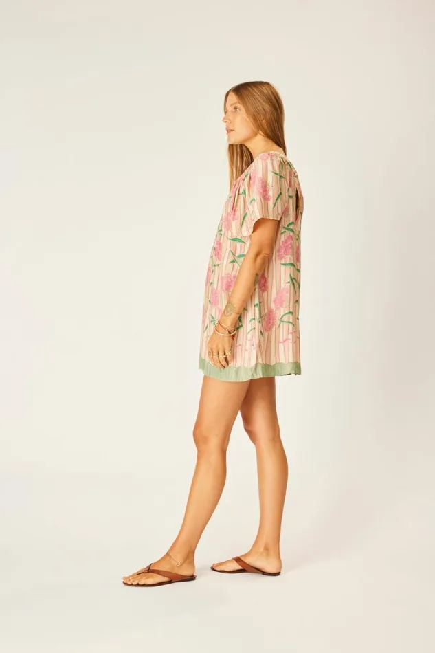 Women Natalie Martin Dresses Sienna Mini Dress Chamomile Rose