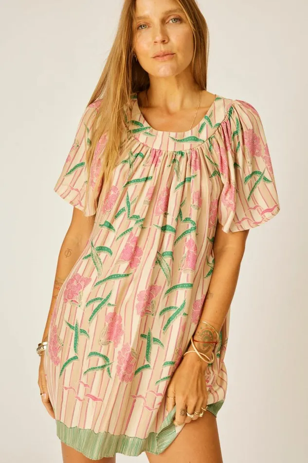 Women Natalie Martin Dresses Sienna Mini Dress Chamomile Rose