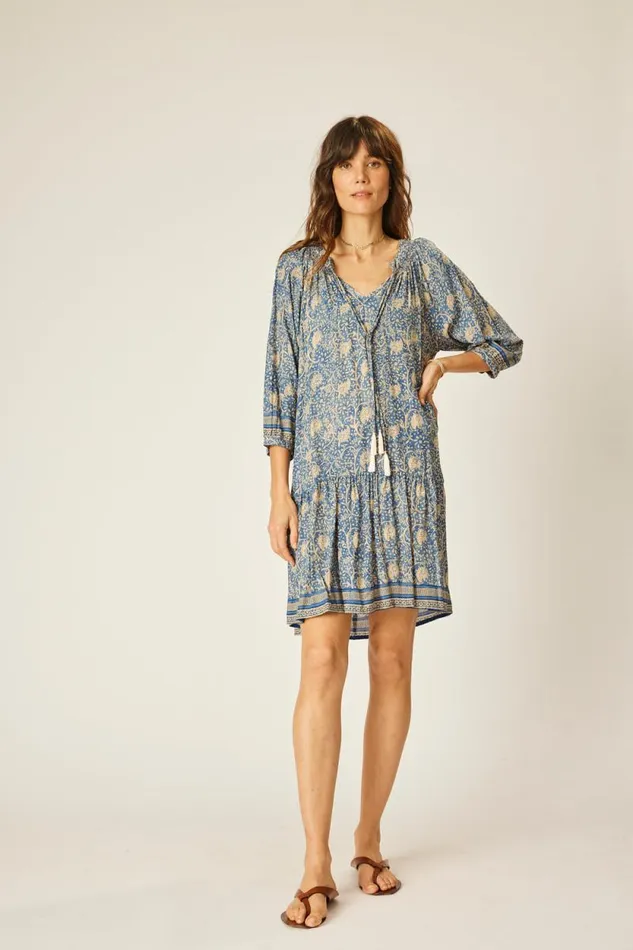 Women Natalie Martin Dresses Stevie Dress Water Lily Blue