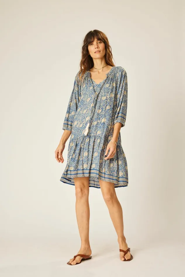 Women Natalie Martin Dresses Stevie Dress Water Lily Blue