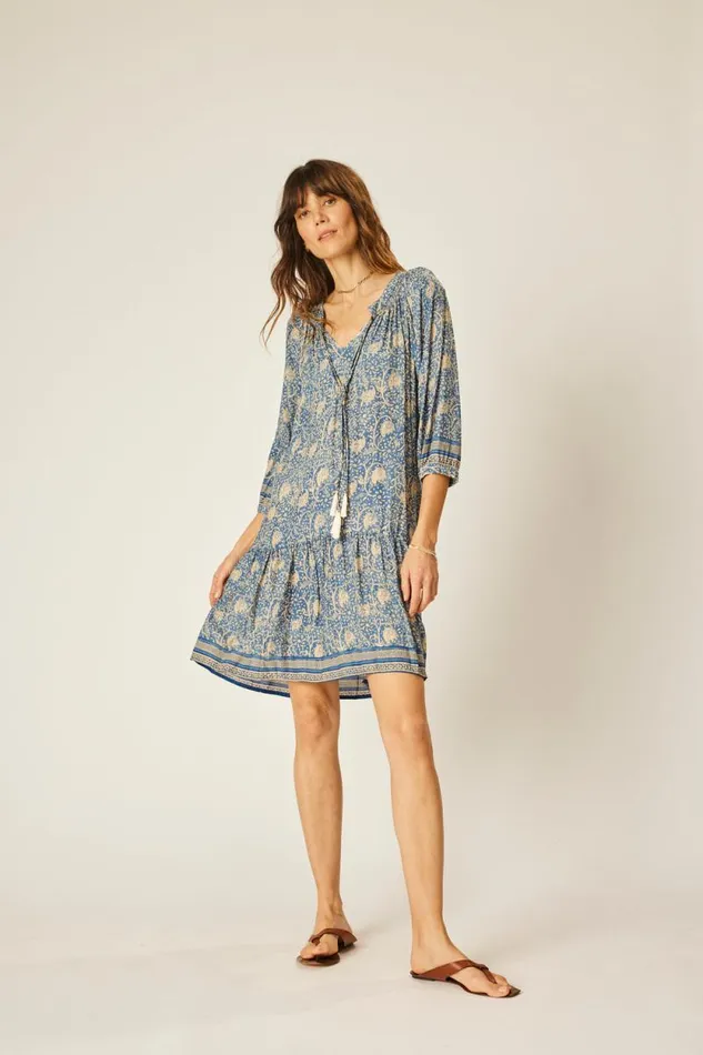 Women Natalie Martin Dresses Stevie Dress Water Lily Blue