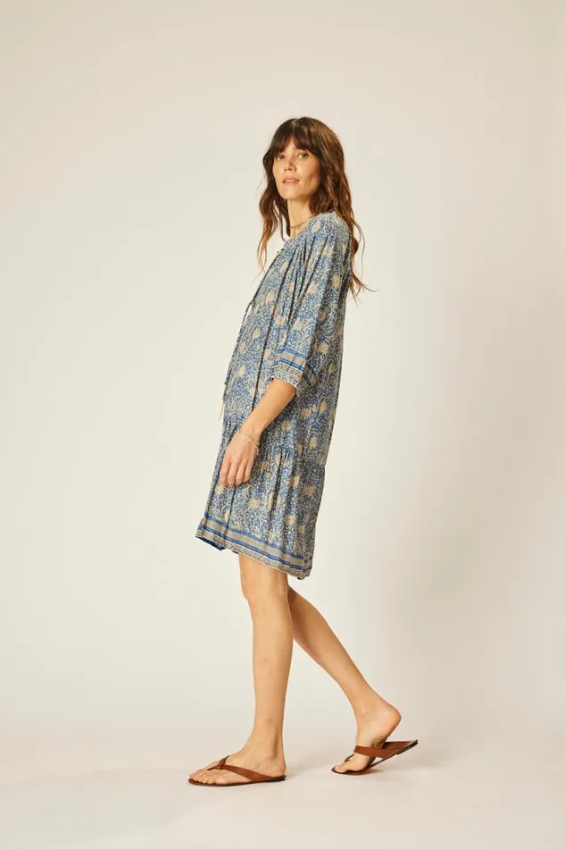 Women Natalie Martin Dresses Stevie Dress Water Lily Blue