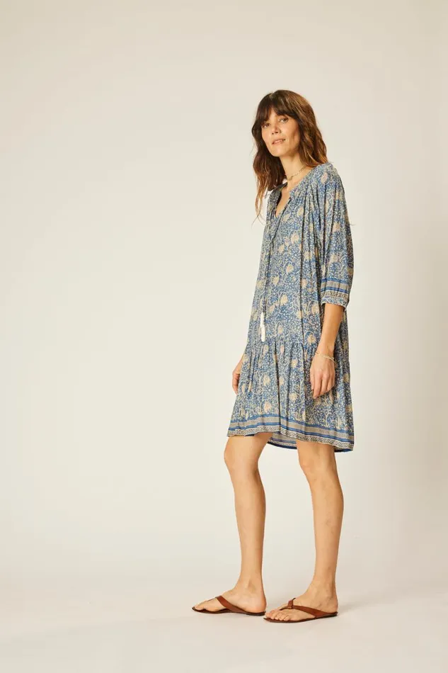 Women Natalie Martin Dresses Stevie Dress Water Lily Blue