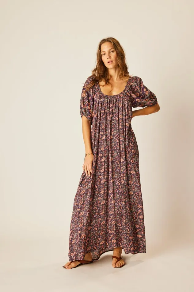 Women Natalie Martin Dresses Vivi Dress Petite Fleur Aubergine