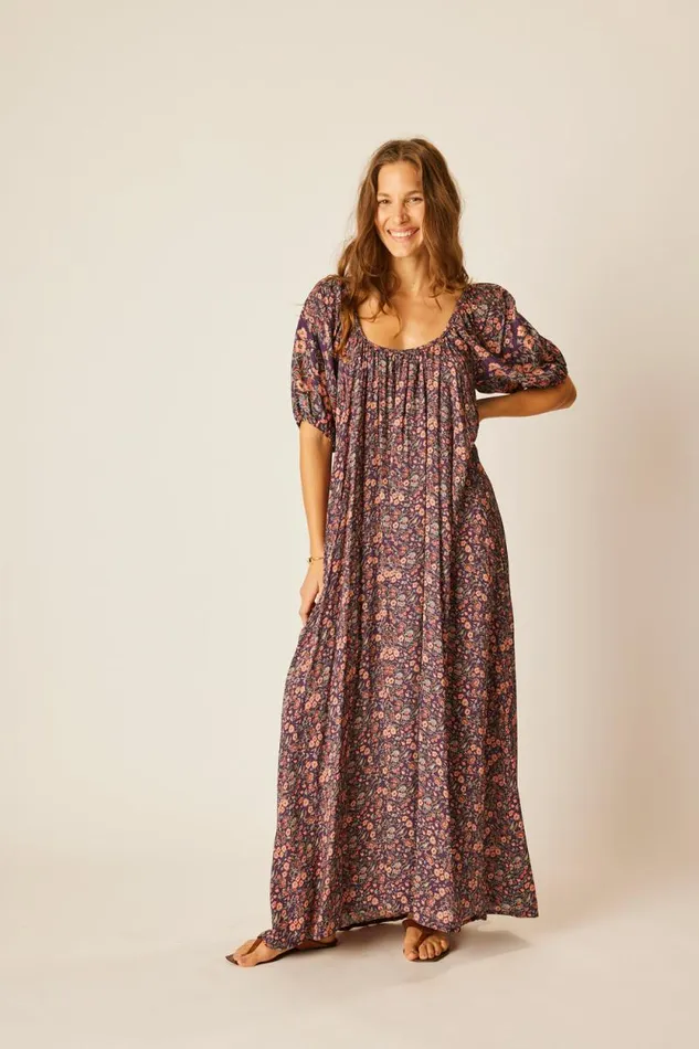 Women Natalie Martin Dresses Vivi Dress Petite Fleur Aubergine