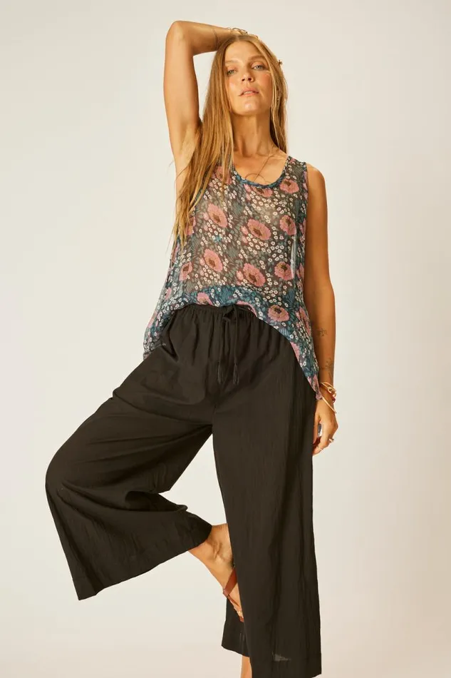 Women Natalie Martin Tops Ariana Tank Feather Chiffon