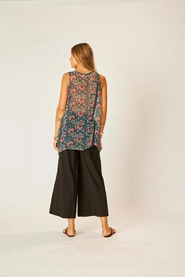 Women Natalie Martin Tops Ariana Tank Feather Chiffon