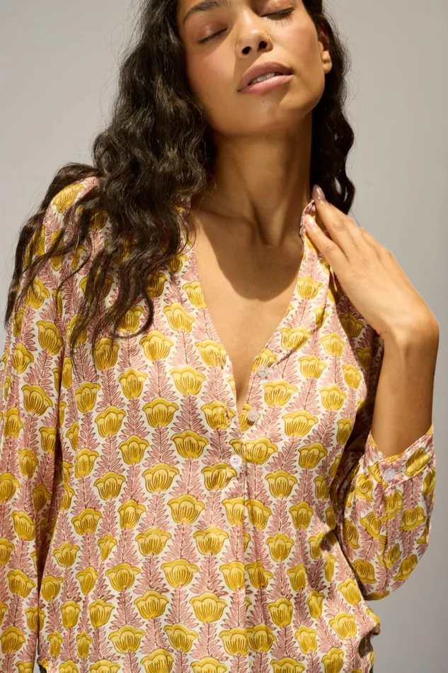 Women Natalie Martin Tops Leslie Shirt Tulip Bahamas Pink