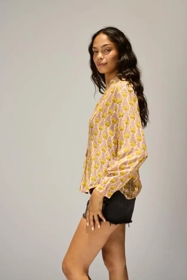 Women Natalie Martin Tops Leslie Shirt Tulip Bahamas Pink
