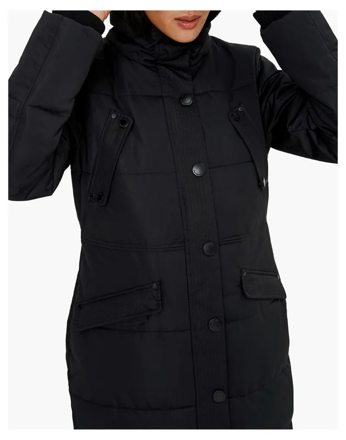 Women Noize KAYLEE Long Length Heavyweight Parka Black Madewell Jackets Women Noize KAYLEE Long Length Heavyweight Parka Black Madewell Jackets