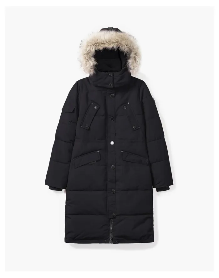 Women Noize KAYLEE Long Length Heavyweight Parka Black Madewell Jackets Women Noize KAYLEE Long Length Heavyweight Parka Black Madewell Jackets