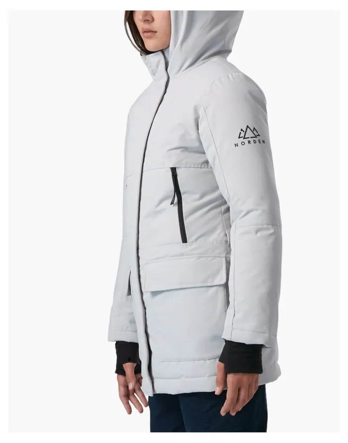Women Norden Tova Parka Coat Pale Cloud Madewell Jackets Women Norden Tova Parka Coat Pale Cloud Madewell Jackets