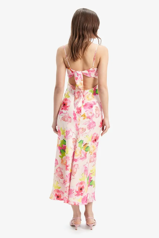 Women Occasion Dresses Bardot Malinda Slip Dress In Water Flora Water Flora Women Occasion Dresses Bardot Malinda Slip Dress In Water Flora Water Flora