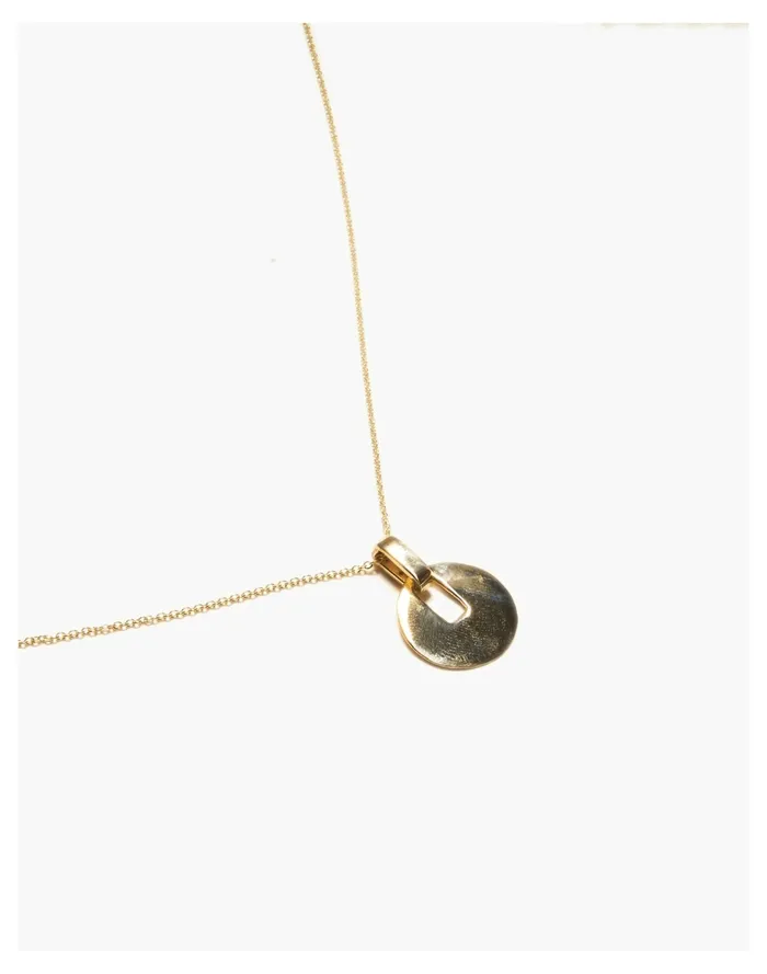 Women Odette New York Paillette Pendant Necklace Gold Madewell Necklaces