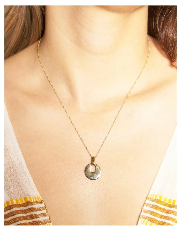 Women Odette New York Paillette Pendant Necklace Gold Madewell Necklaces Women Odette New York Paillette Pendant Necklace Gold Madewell Necklaces