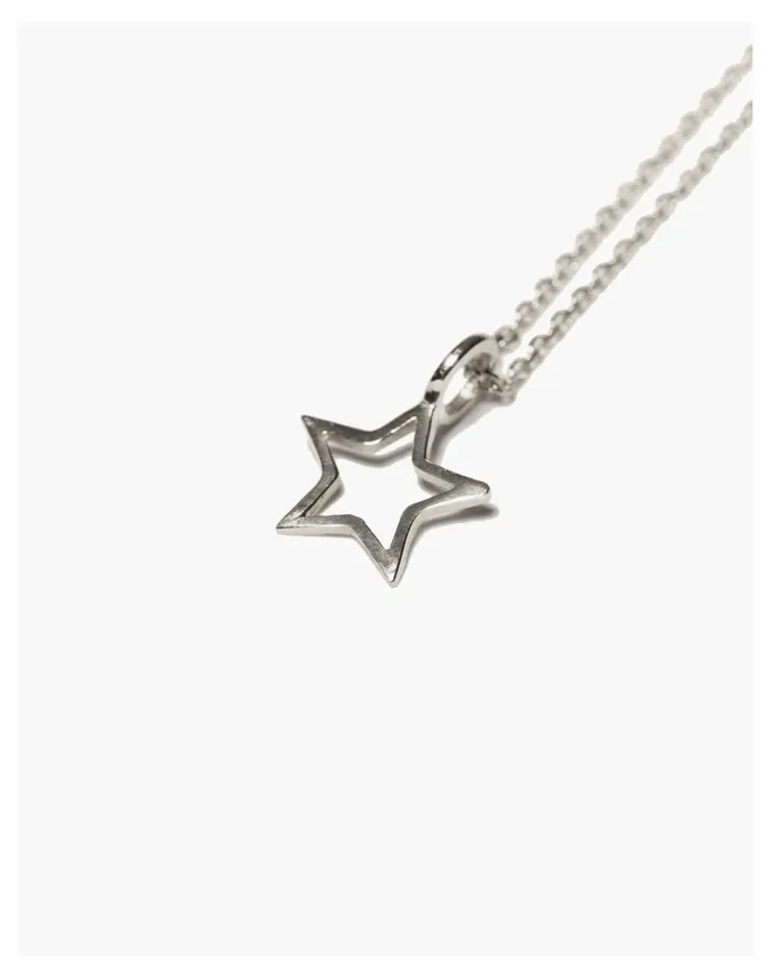 Women Odette New York Star Necklace Silver Madewell Necklaces