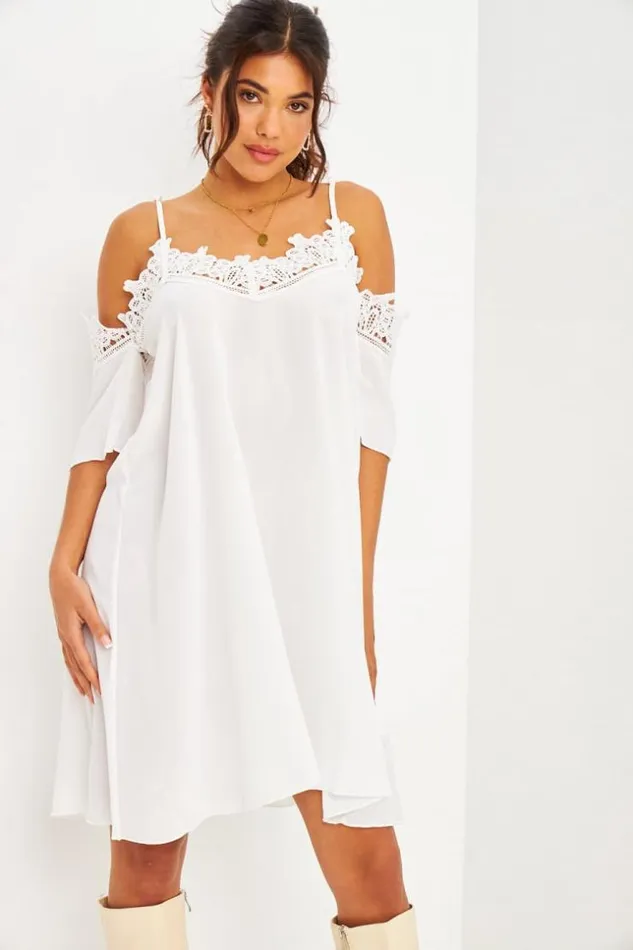 Women OffTheShoulder Loose Dress Brentiny Paris Ceremonial Outfits