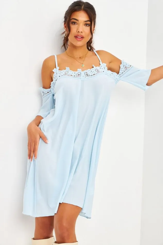 Women OffTheShoulder Loose Dress Brentiny Paris Ceremonial Outfits