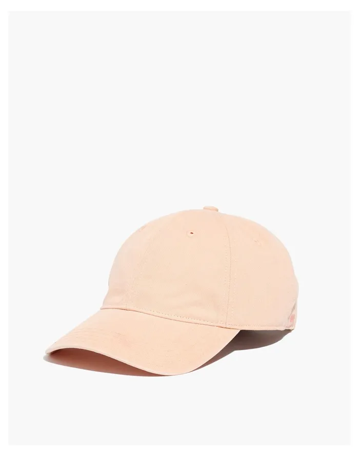 Women Organic Cotton Broken In Baseball Cap Muted Shell Madewell Hats