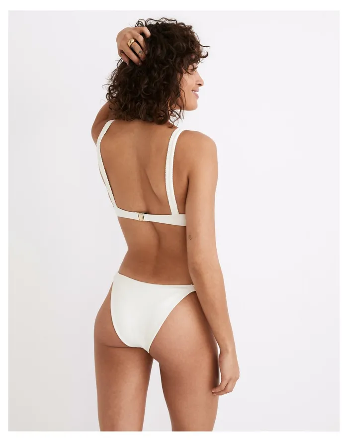 Women Palm Farrow Bikini Bottom Ivory Madewell Swim Women Palm Farrow Bikini Bottom Ivory Madewell Swim