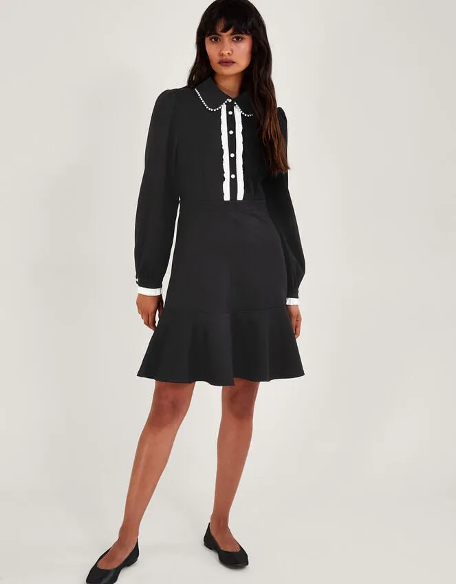 Women Paloma Ponte Dress Black Monsoon Dresses