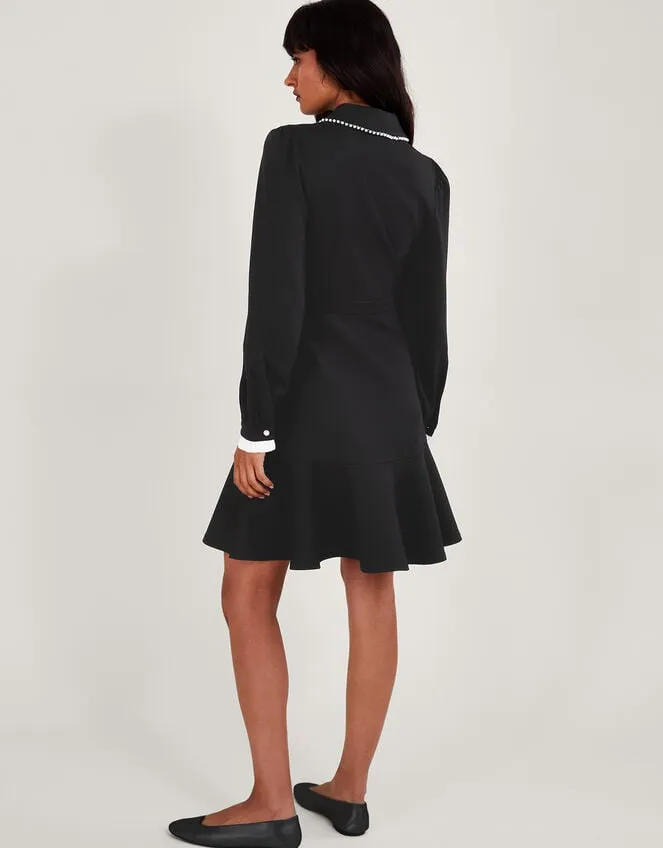 Women Paloma Ponte Dress Black Monsoon Dresses