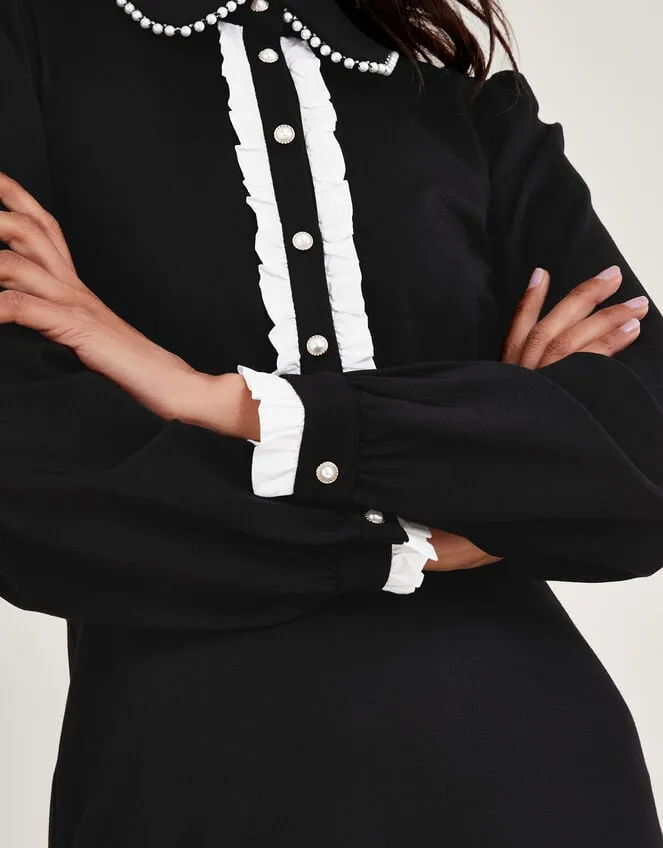 Women Paloma Ponte Dress Black Monsoon Dresses